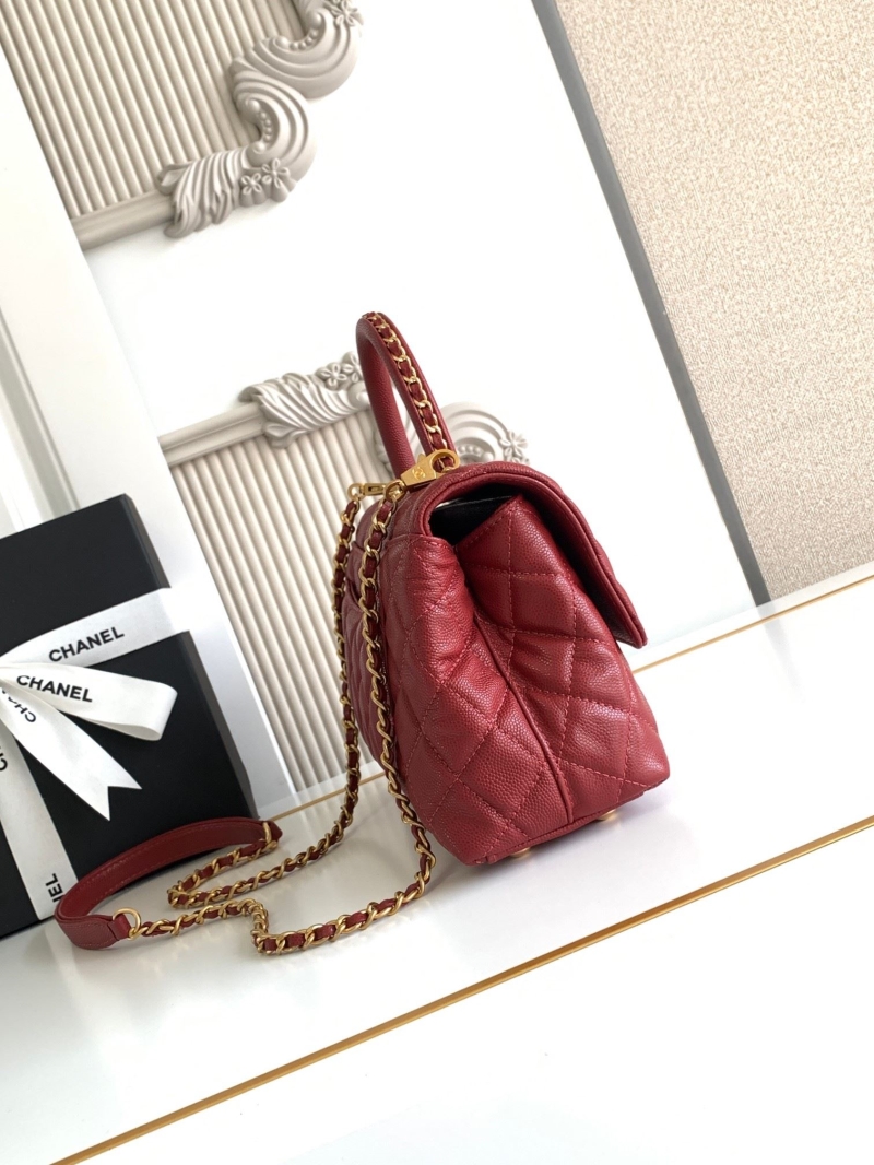 Ch**el top handle bags